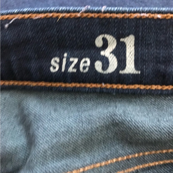 J. Crew Reid Skinny Jean Dark Wash Denim size 31 31x32 ( size 12 ) - Picture 6 of 8